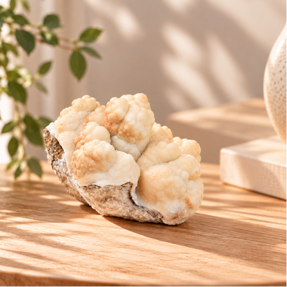 Cave Aragonite Crystal Cluster