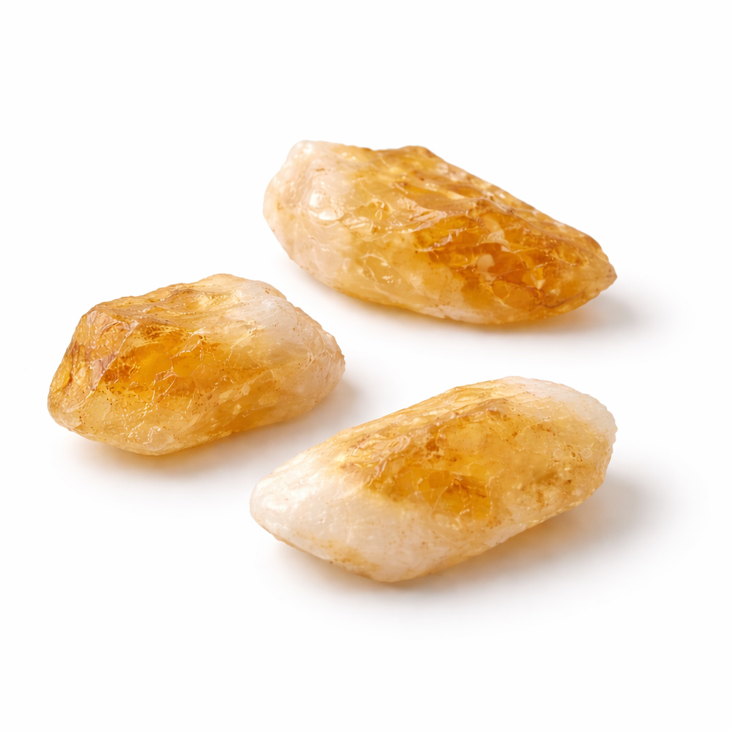 Citrine Crystal Set - 3 or 5 Pieces | Abundance & Manifestation Stones - Crystal Nest