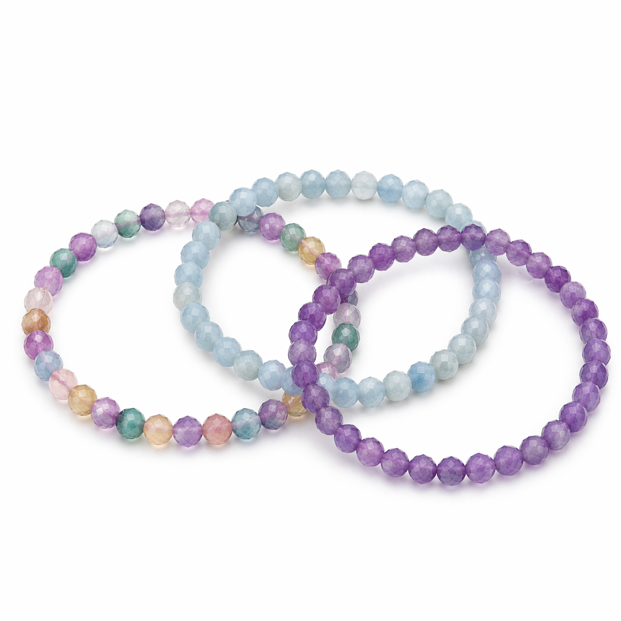 Find Your Clarity | Crystal Energy Bracelet Set