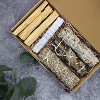 Energy Cleansing & Smudging Kit - Crystal Nest