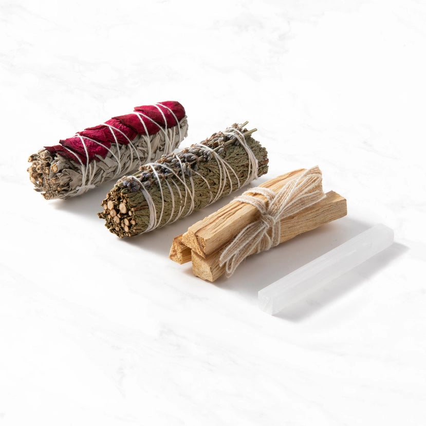 Earth’s Smudge Ritual Gift Set | Cleanse, Ground & Uplift - Crystal Nest