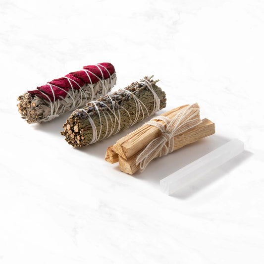 Earth’s Smudge Ritual Gift Set | Cleanse, Ground & Uplift - Crystal Nest
