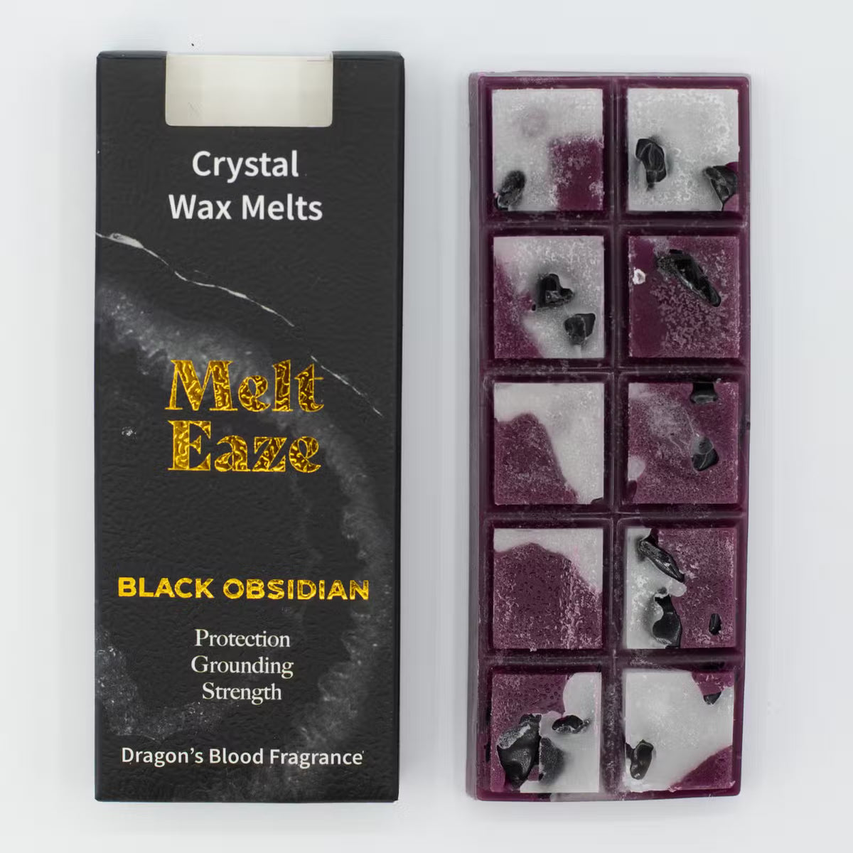 Dragon’s Blood & Black Obsidian Crystal Wax Melts