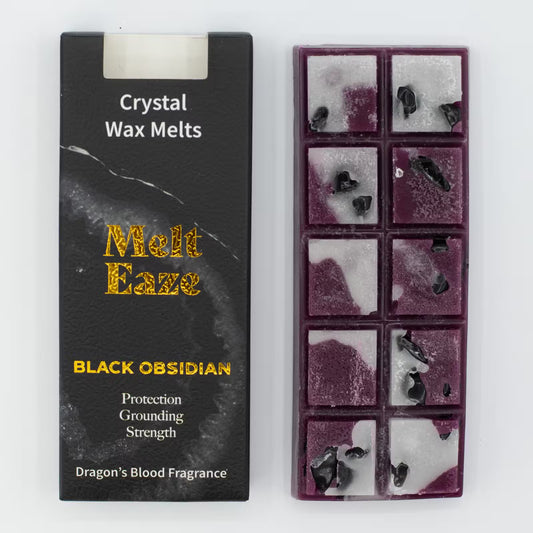 Dragon’s Blood & Black Obsidian Crystal Wax Melts