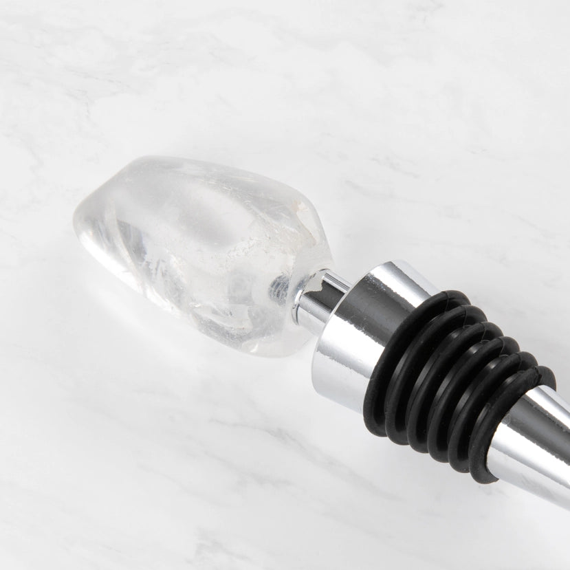 Crystal Bottle Stoppers | Gemstone Wine & Oil Bottle Toppers - Crystal Nest