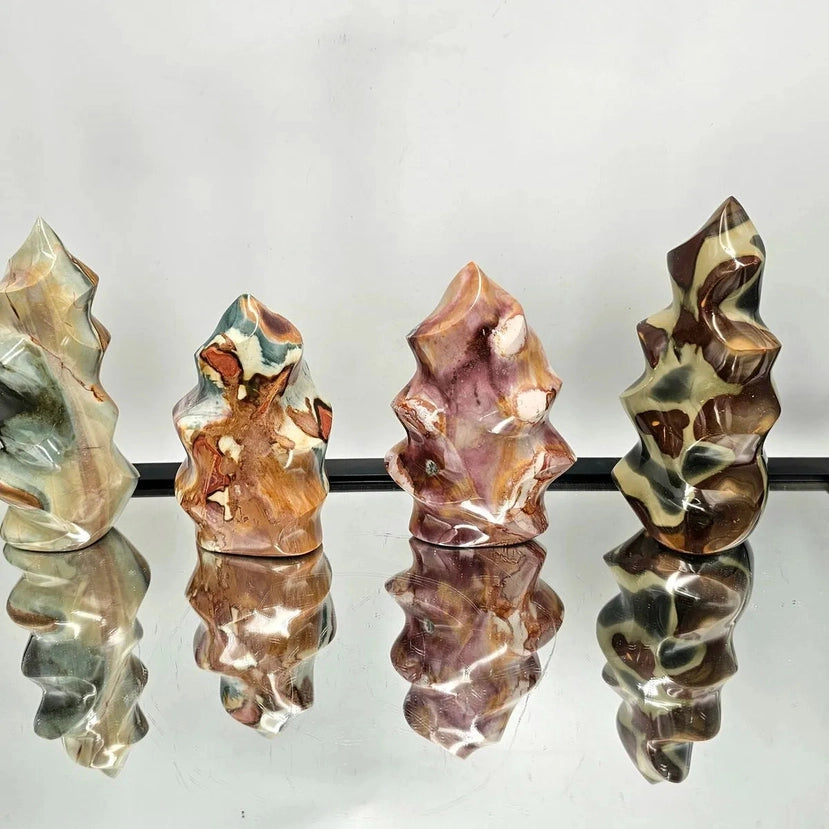 Polychrome Jasper Flame | Balance & Vitality | 750–950g - Crystal Nest