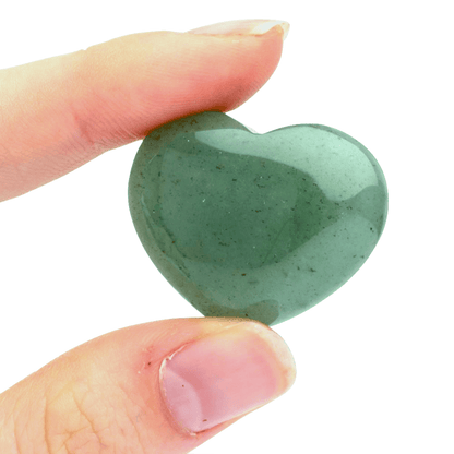 Green Aventurine Mini Crystal Heart - Crystal Nest