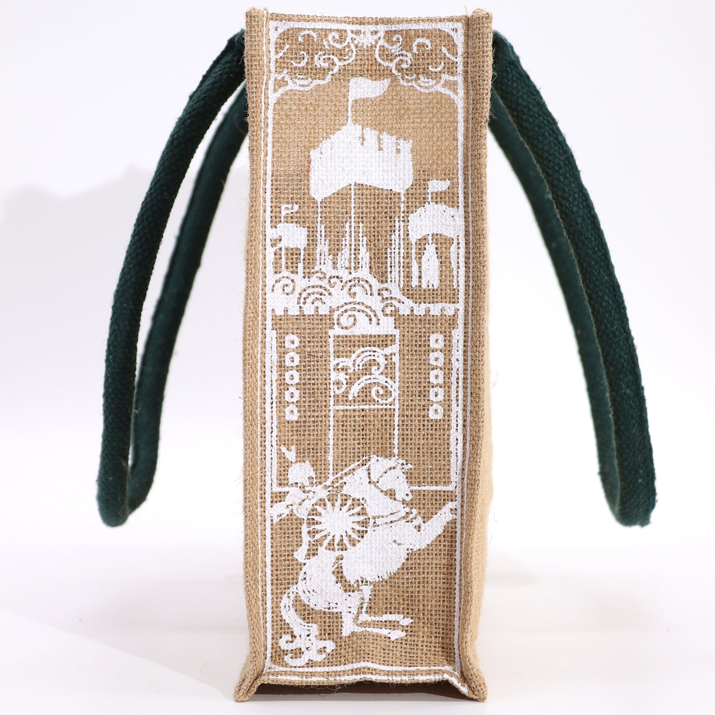 Hop Hare Affirmation Jute Tote Bag - Crystal Nest