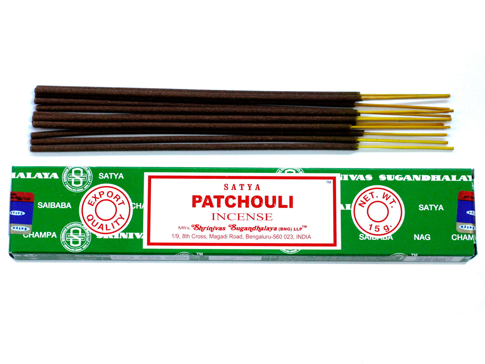 Satya Patchouli Incense - Crystal Nest