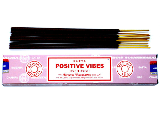 Satya Positive Vibes Incense - Crystal Nest