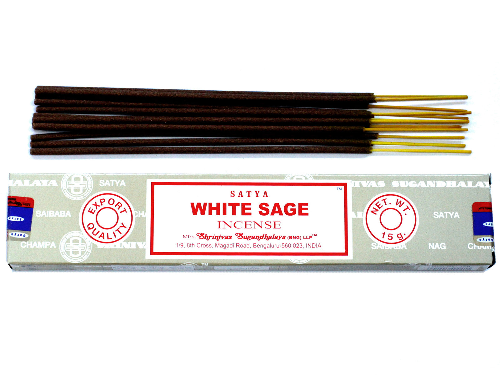 Satya White Sage Incense - Crystal Nest