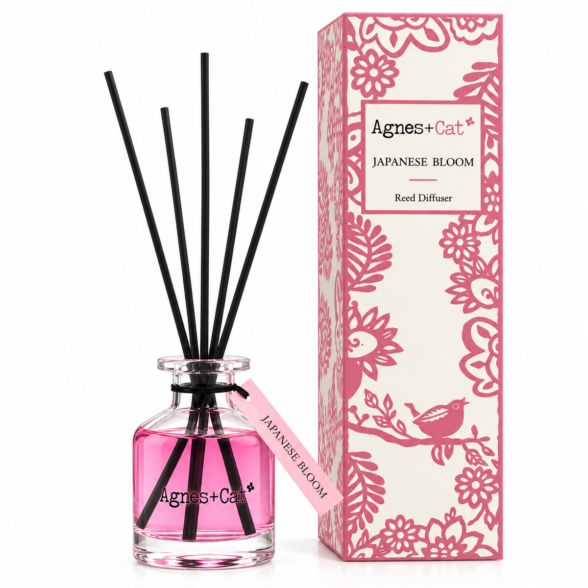 Japanese Bloom Reed Diffuser 140ml | Agnes & Cat - Crystal Nest