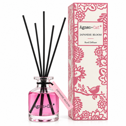 Japanese Bloom Reed Diffuser 140ml | Agnes & Cat - Crystal Nest