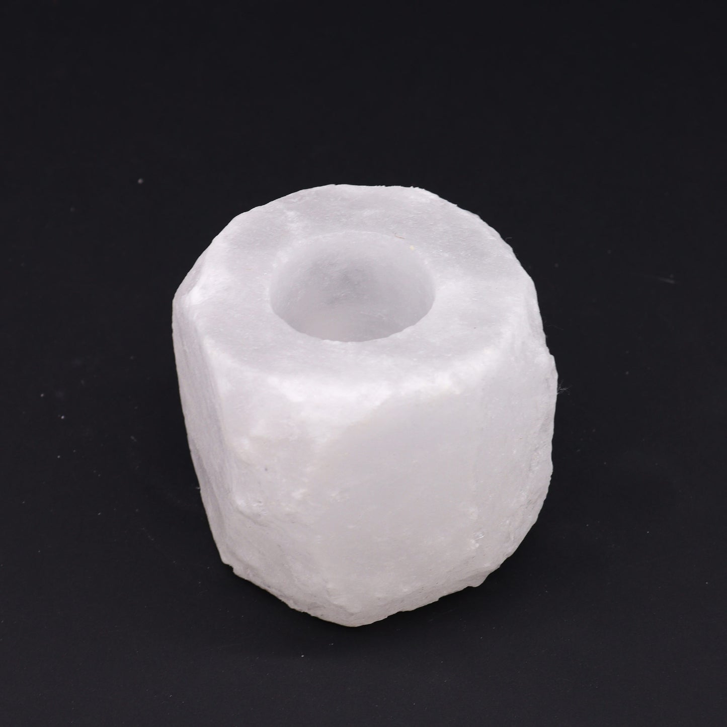 Crystal Rock Himalayan Salt Tealight Candle Holder