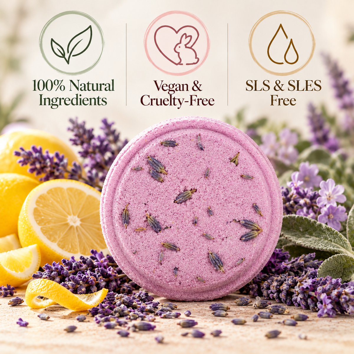 Relaxing Shower Steamers | Calming Aromatherapy | Set of 4