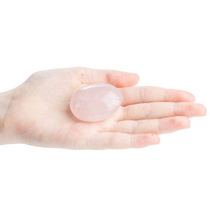 Rose Quartz Palmstone - Crystal Nest