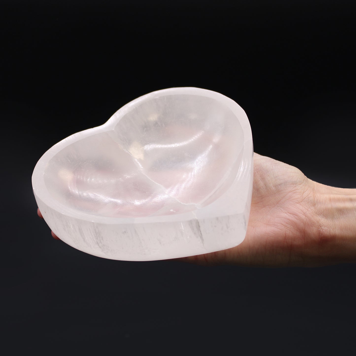 PRE-ORDER Large Heart Selenite Cleansing Bowl