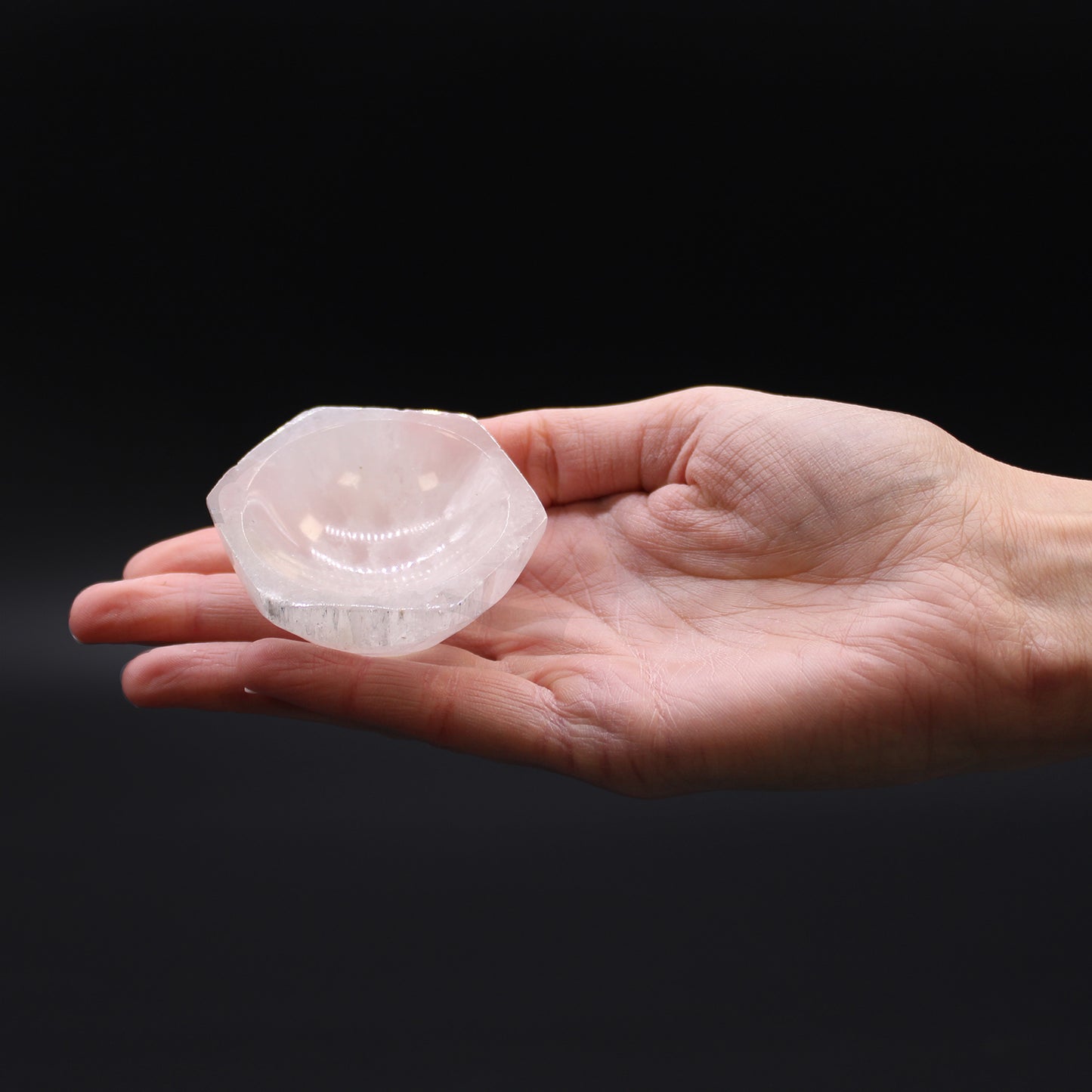 Small Hex Selenite Cleansing Bowl