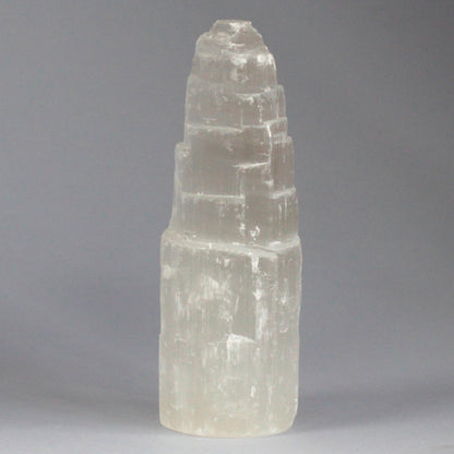 Selenite Tower 15cm - Crystal Nest