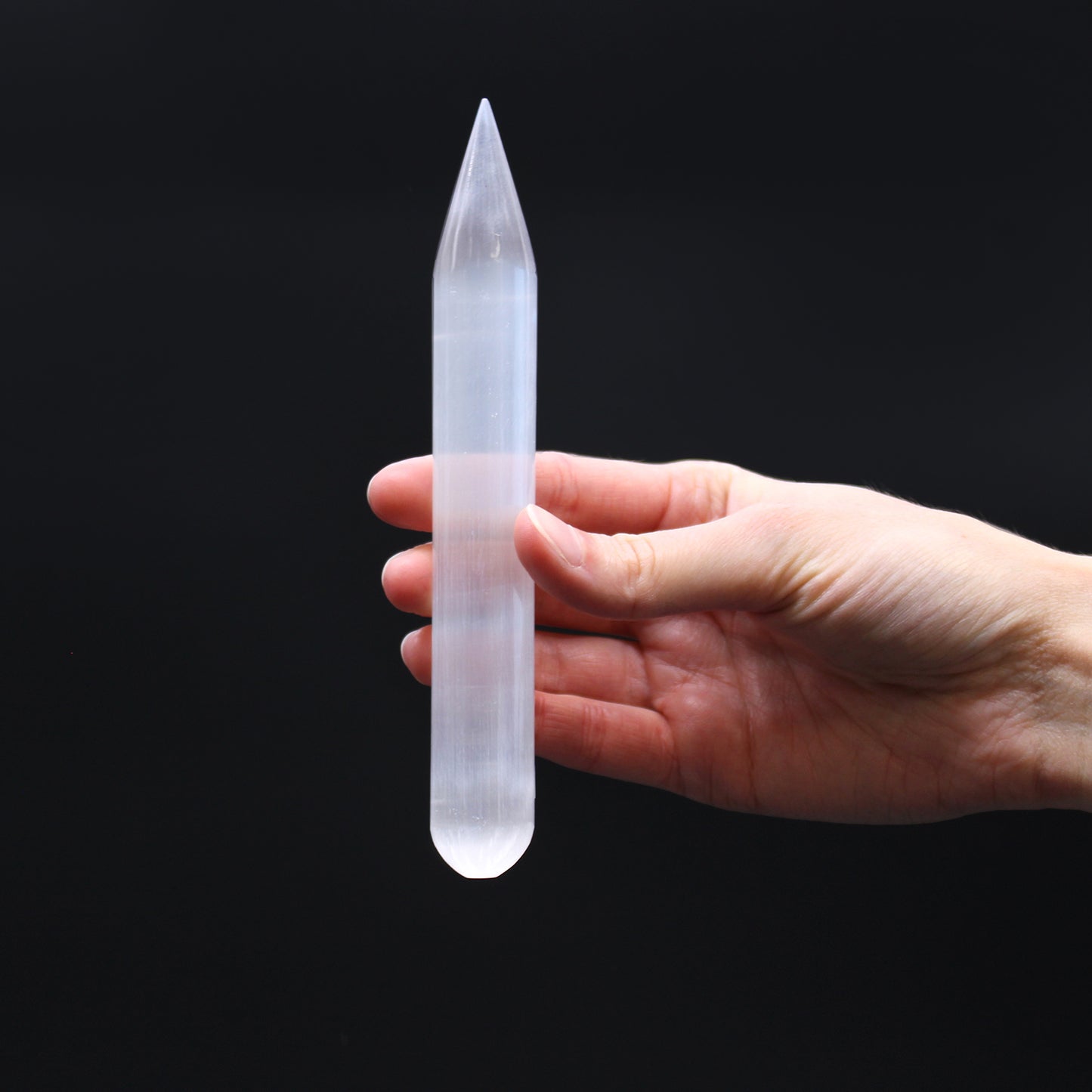 Pointed Selenite Wand