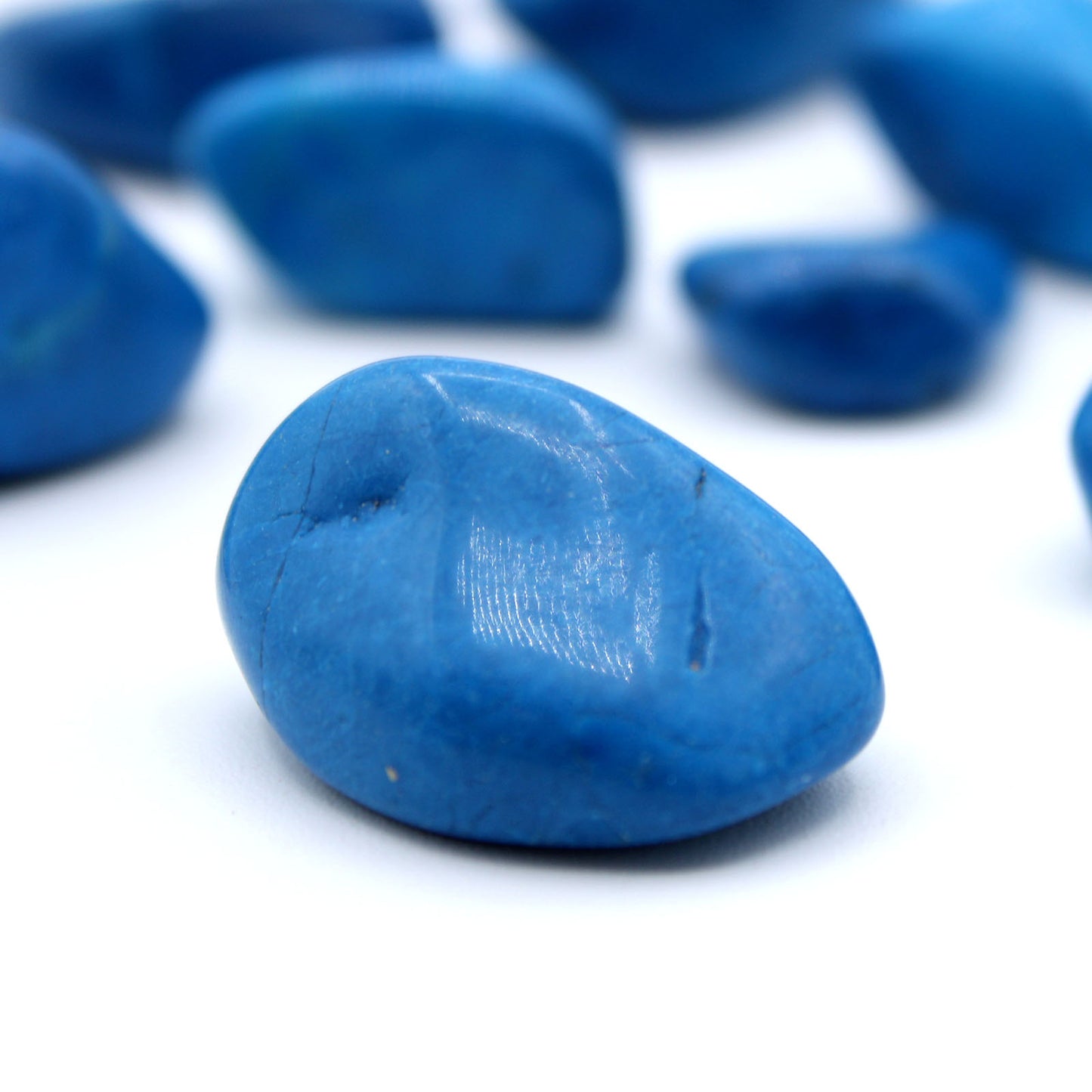 Blue Howlite Tumblestone - Medium