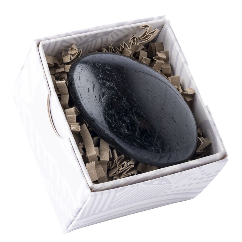 Black Tourmaline Palmstone | Large - Crystal Nest