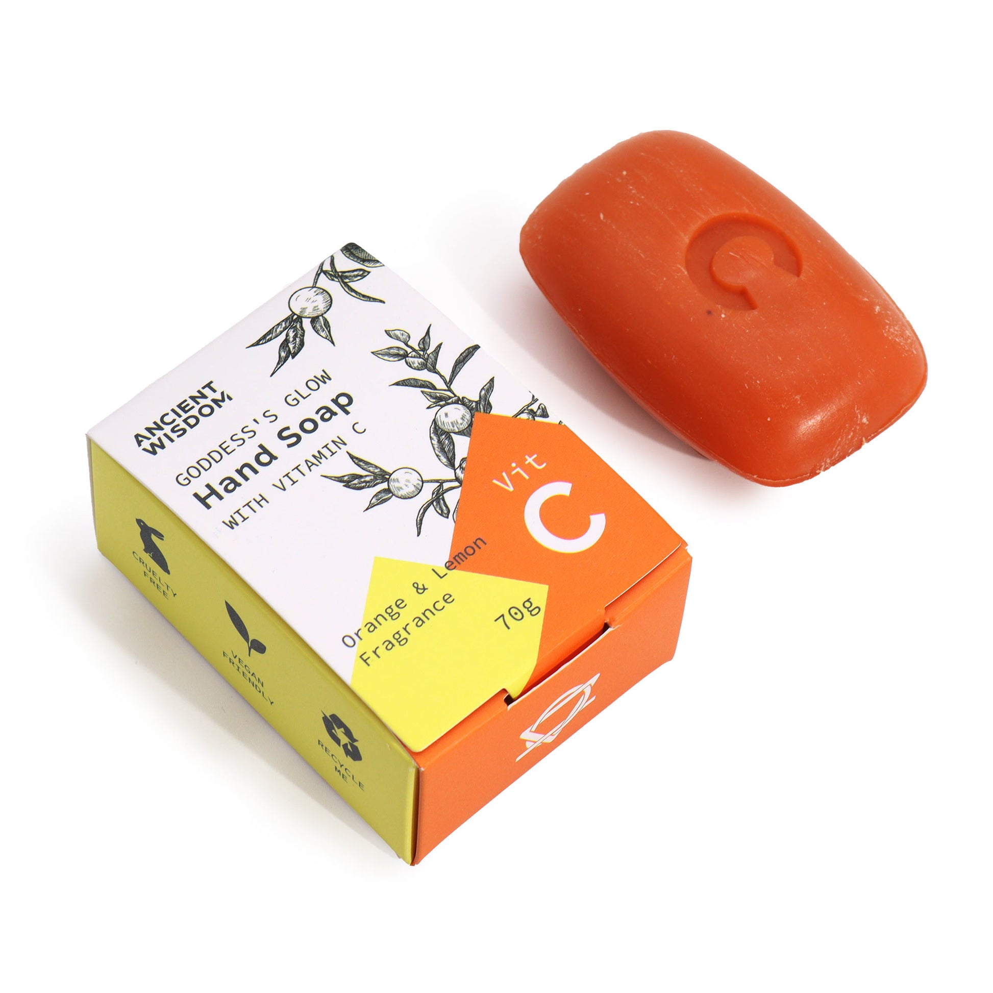 Vitamin C Hand Soap Bar | 70g - Crystal Nest